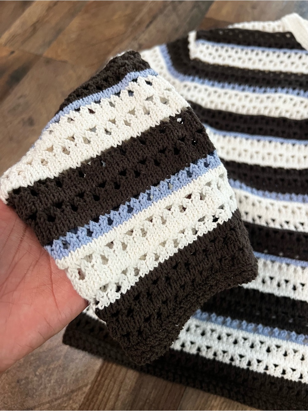 Madewell Open Stitch Crewneck Sweater - Picture 5 of 6